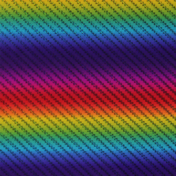 BLACK FRIDAY - Holographic Rainbow :- Rainbow Carbon - A4 sheet