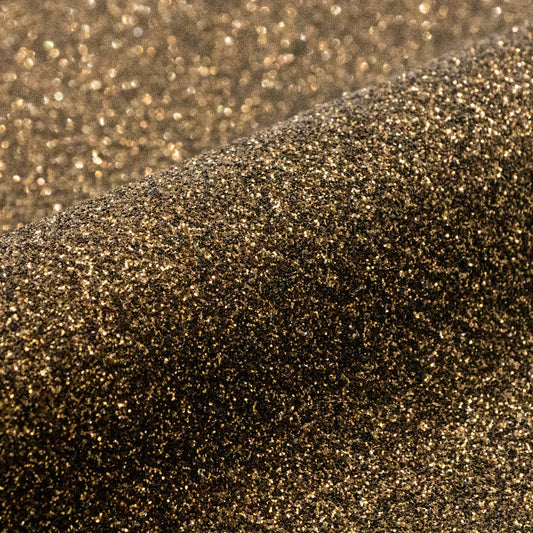 Siser Glitter  :- Black / Gold (G0076) 500mm x 10 Metres