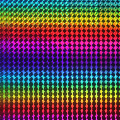 SELF ADHESIVE SPECIAL OFFER -  Holographic Rainbow :- Rainbow Lens - A4 sheet