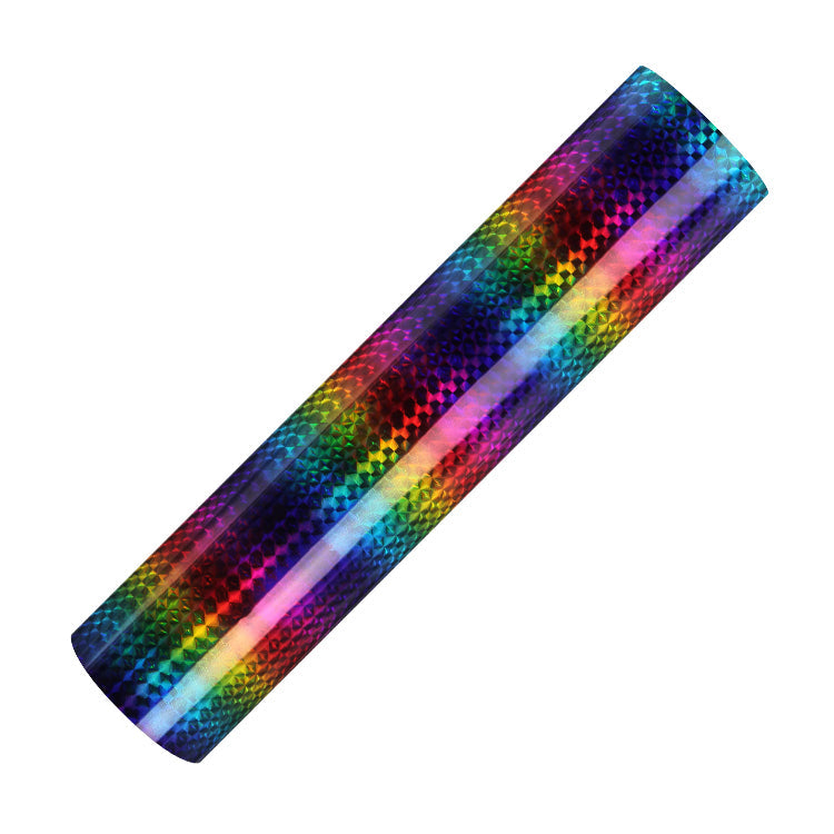 SELF ADHESIVE SPECIAL OFFER -  Holographic Rainbow :- Rainbow Lens - A4 sheet