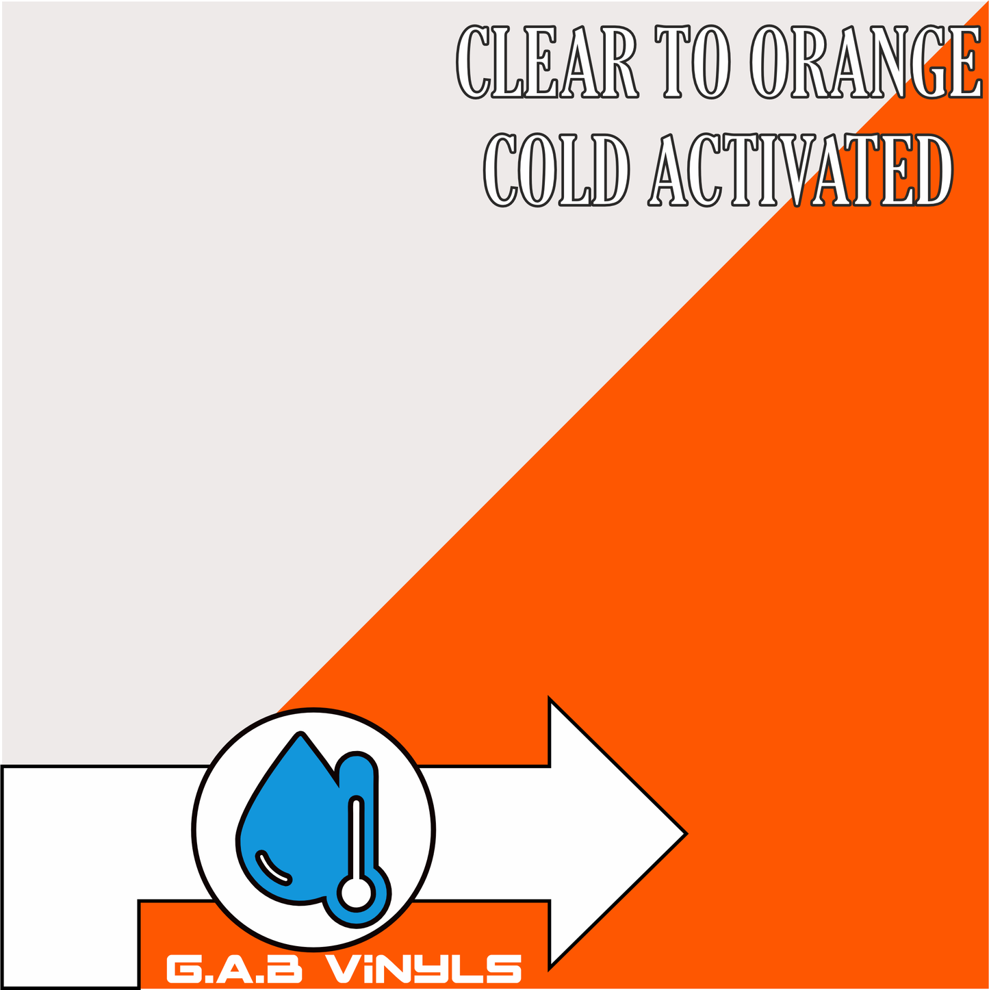 Cold Activated :- Clear to Orange - Metre