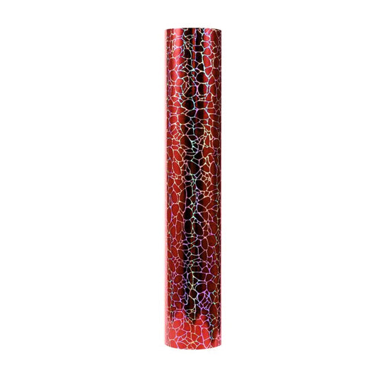 Holographic Cobblestone :- Red - Mini Roll