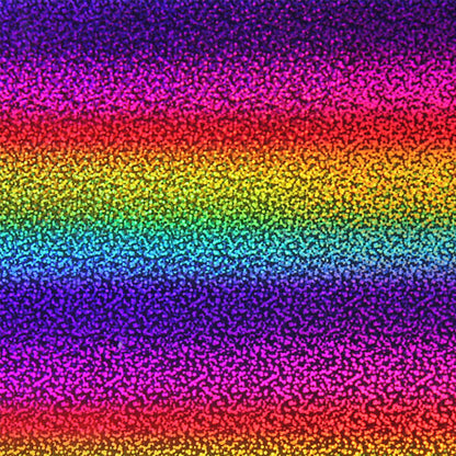 Holographic Rainbow :- Rainbow Stripes - A4 sheet