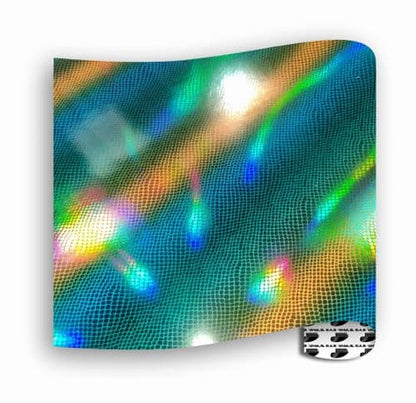 Holographic Yellow/Green :- Yellow Green Crocodile - Mini Roll