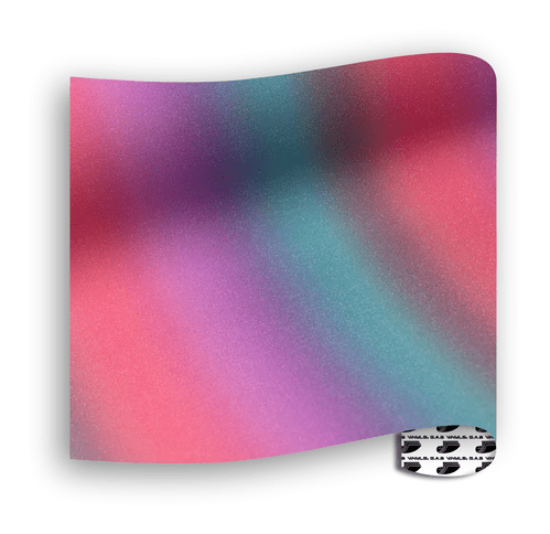 Glitter Patterns (Textured) - Rainbow Stripe Purple Green - A4 sheet