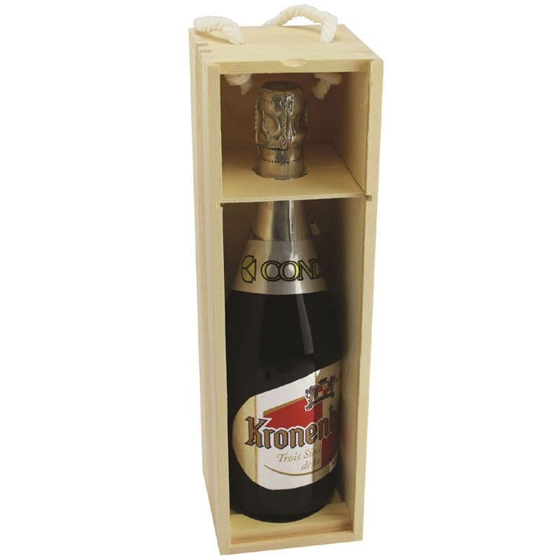 Wooden Wine Box - Natural Finish